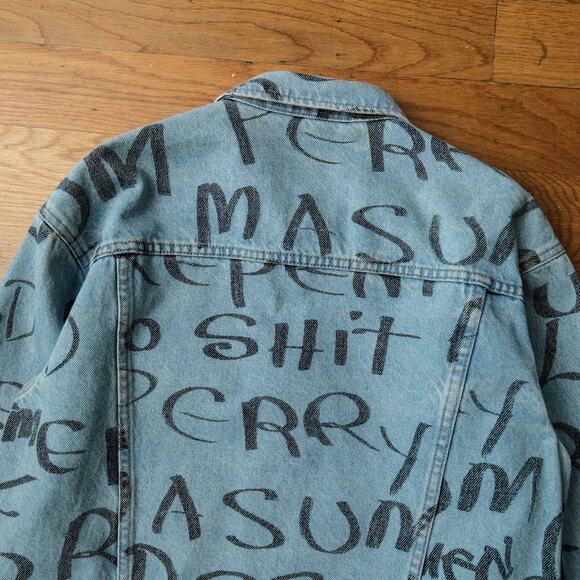 Supreme Black Ark Denim Trucker Jacket Blue Classic Streetwear Sportswear Size S - Picture 5 of 8